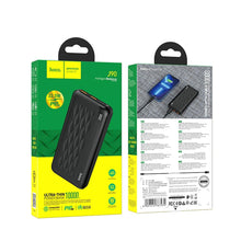 Заредете изображение във визуализатора на галерията – Hoco power bank 10 000mah lcd + pd20w + qc3.0 j90 black
