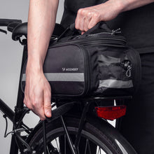 Заредете изображение във визуализатора на галерията – Wozinsky WBB36BK 27L bicycle bag - black
