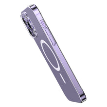 Заредете изображение във визуализатора на галерията – Baseus Crystal Magnetic Case for iPhone 14 Pro Max thin MagSafe cover + transparent glass
