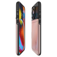 Заредете изображение във визуализатора на галерията – Spigen Slim Armor CS case for iPhone 15 Pro - pink
