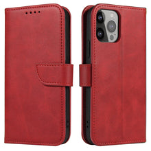 Заредете изображение във визуализатора на галерията – Magnet Case case for Samsung Galaxy S23+ flip cover wallet stand red
