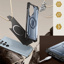Заредете изображение във визуализатора на галерията – Supcase UB XT Mag case with MagSafe for Samsung Galaxy S24 Ultra - blue
