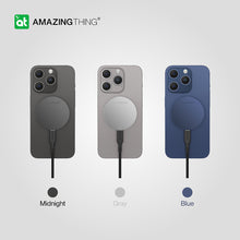 Заредете изображение във визуализатора на галерията – Amazing Thing Induction charger Magsafe Thunder Pro TP16MBU - 15W with Type C to Type C cable blue
