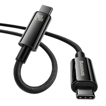 Заредете изображение във визуализатора на галерията – BASEUS cable Type C to Type C PD240W Power Delivery Superior Series Fast Charging CAWJ040201 3m black
