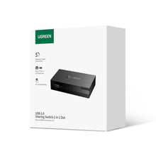 Заредете изображение във визуализатора на галерията – Switch USB 3.0 bidirectional switch Ugreen CM618 - black
