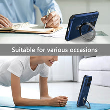 Заредете изображение във визуализатора на галерията – Tel Protect Armor Magsafe Metal Ring Case for Samsung Galaxy S23 blue
