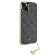 Заредете изображение във визуализатора на галерията – Guess 4G Charms Collection case for iPhone 15 Plus - gray
