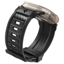 Заредете изображение във визуализатора на галерията – Spigen Rugged Band for Apple Watch 4/5/6/7/8/9/SE/Ultra 1/2 (42/44/45/49mm) - matte black
