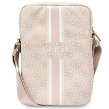 Заредете изображение във визуализатора на галерията – Guess 4G Stripes bag for 8" tablet - pink
