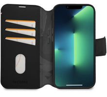 Заредете изображение във визуализатора на галерията – Decoded Detachable Wallet – MagSafe compatible protective leather case for iPhone 14 Plus (black)
