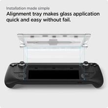 Заредете изображение във визуализатора на галерията – TEMPERED GLASS Spigen GLAS.TR "EZ FIT" STEAM DECK CLEAR
