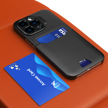 Заредете изображение във визуализатора на галерията – Leather Stand Case for Samsung Galaxy S23 card wallet cover with stand black
