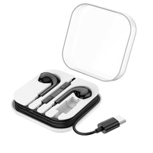 Заредете изображение във визуализатора на галерията – Borofone Earphones BM80 Max Gorgeous with microphone Type C (DAC) black
