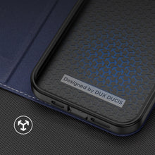 Заредете изображение във визуализатора на галерията – Dux Ducis Skin X2 case for iPhone 14 case with magnetic flap blue
