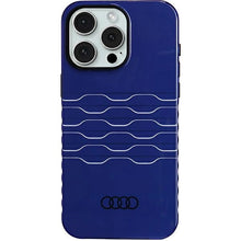 Заредете изображение във визуализатора на галерията – Audi IML MagSafe case for iPhone 15 Pro Max - blue
