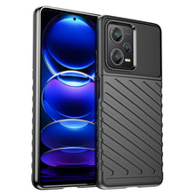 Заредете изображение във визуализатора на галерията – Thunder Case case for Xiaomi Redmi Note 12 Pro+ silicone armor case black
