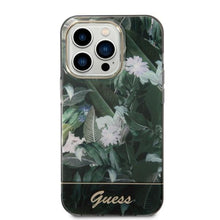 Заредете изображение във визуализатора на галерията – Guess GUHCP14LHGJGHA iPhone 14 Pro 6.1" green/green hardcase Jungle Collection
