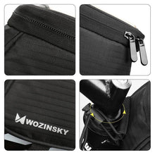 Заредете изображение във визуализатора на галерията – Wozinsky phone bag for bike frame on the frame phone cover for 6.5 inch 1.5L black (WBB2BK)

