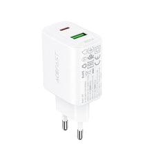 Заредете изображение във визуализатора на галерията – Acefast charger usb a + typ c qc3.0 pd20w a25 white - TopMag
