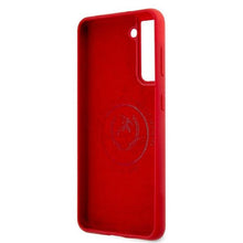 Заредете изображение във визуализатора на галерията – Original faceplate case US POLO USHCS21SSLHRTRE for SAMSUNG S21 (Silicone On Tone / red)
