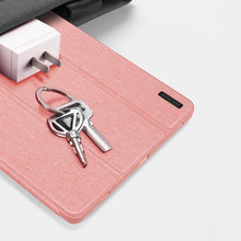 Заредете изображение във визуализатора на галерията – Dux Ducis Domo Samsung Galaxy Tab S9 FE case with stand - pink
