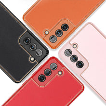 Заредете изображение във визуализатора на галерията – Dux Ducis Yolo elegant cover made of ecological leather for Samsung Galaxy S21 FE pink
