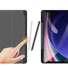 Заредете изображение във визуализатора на галерията – Dux Ducis Toby stylus case with smart sleep function for Samsung Tab A9 Plus 11" tablet - black
