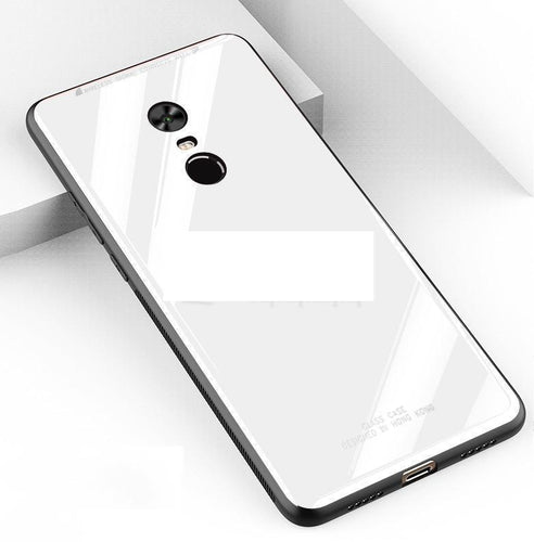 Стъклен гръб за Xiaomi Redmi 5 Plus бял - TopMag