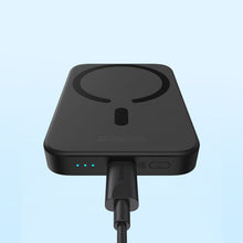 Заредете изображение във визуализатора на галерията – BASEUS power bank magnetic support MagSafe 6000mAh PD 20W PPCX050001 black
