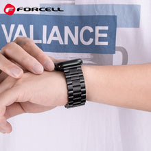 Заредете изображение във визуализатора на галерията – FORCELL F-DESIGN FA10 strap for Apple Watch 38/40/41mm black
