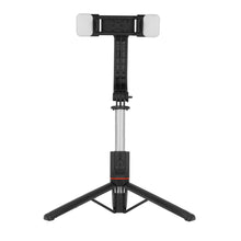 Заредете изображение във визуализатора на галерията – Selfie Stick - with detachable lamps, tripod and bluetooth remote control - L13D Black
