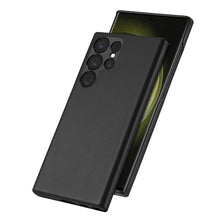 Заредете изображение във визуализатора на галерията – Dux Ducis Grit case for Samsung Galaxy S23 Ultra elegant cover made of artificial leather MagSafe black
