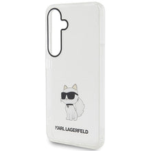 Заредете изображение във визуализатора на галерията – Original Pouch KARL LAGERFELD hardcase IML Choupette KLHCS24MHNCHTCT for Samsung Galaxy S24 Plus transparent
