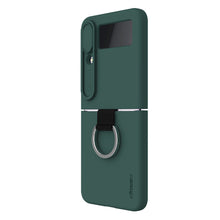 Заредете изображение във визуализатора на галерията – Nillkin CamShield Silky Silicone Case for Samsung Galaxy Z Flip 4 Silicone Cover with Camera Protector Green
