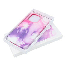 Заредете изображение във визуализатора на галерията – Leather Mag Cover for IPHONE 14 PRO MAX purple splash
