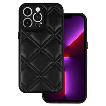 Заредете изображение във визуализатора на галерията – Leather 3D Case for Iphone 13 Pro design 3 black
