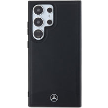 Заредете изображение във визуализатора на галерията – Original Case - hardcase Leather Textured &amp; Plain MagSafe MEHMS24L23RBARK for Samsung Galaxy S24 Ultra Black
