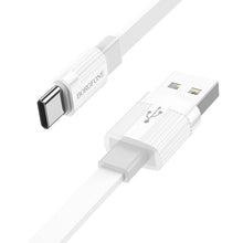 Заредете изображение във визуализатора на галерията – Borofone Cable BX89 Union - USB to Type C - 3A 1 metre white-grey
