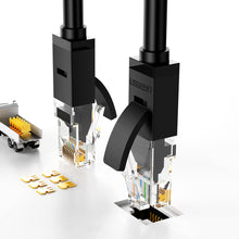 Заредете изображение във визуализатора на галерията – Ugreen LAN Ethernet U/UTP Cat. 6 1000Mbps 15m Black (NW102)
