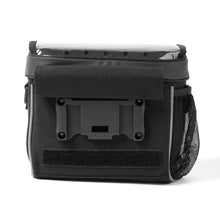 Заредете изображение във визуализатора на галерията – Wozinsky bicycle handlebar bag bike shoulder bag black (WBHBB-01)
