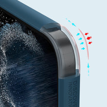Заредете изображение във визуализатора на галерията – Nillkin Super Frosted Shield Pro case for Samsung Galaxy S23 Ultra armored case + phone stand blue
