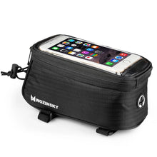 Заредете изображение във визуализатора на галерията – Wozinsky phone bag for bike frame on the frame phone cover for 6.5 inch 1.5L black (WBB2BK)
