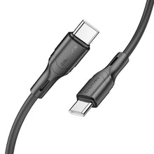 Заредете изображение във визуализатора на галерията – Borofone Cable BX99 Method - Type C to Typ C - 60W 3A 1 metre black
