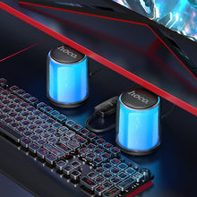 Заредете изображение във визуализатора на галерията – HOCO speaker bluetooth 2in1 Colorfull BS56 black
