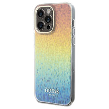 Заредете изображение във визуализатора на галерията – Original faceplate case GUESS GUHCP13LHDECMI for iPhone 13 Pro (IML Faceted Mirror / disco iridescent)
