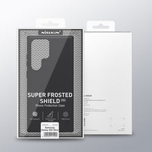 Заредете изображение във визуализатора на галерията – Nillkin Super Frosted Shield Pro case for Samsung Galaxy S23 Ultra armored cover + phone stand black
