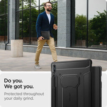 Заредете изображение във визуализатора на галерията – Spigen Rugged Armor Pro case for Samsung Galaxy Tab S9 FE+ 12.4'' X610 / X616B - black
