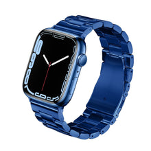 Заредете изображение във визуализатора на галерията – HOCO strap for Apple Watch 42/44/45/49mm Grand steel WA10 midnight blue
