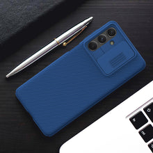 Заредете изображение във визуализатора на галерията – Samsung Galaxy M54 Armored Case with Camera Cover Nillkin CamShield Case - Black
