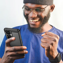 Заредете изображение във визуализатора на галерията – Carbon Case case for OnePlus Nord CE 3 flexible silicone carbon cover black
